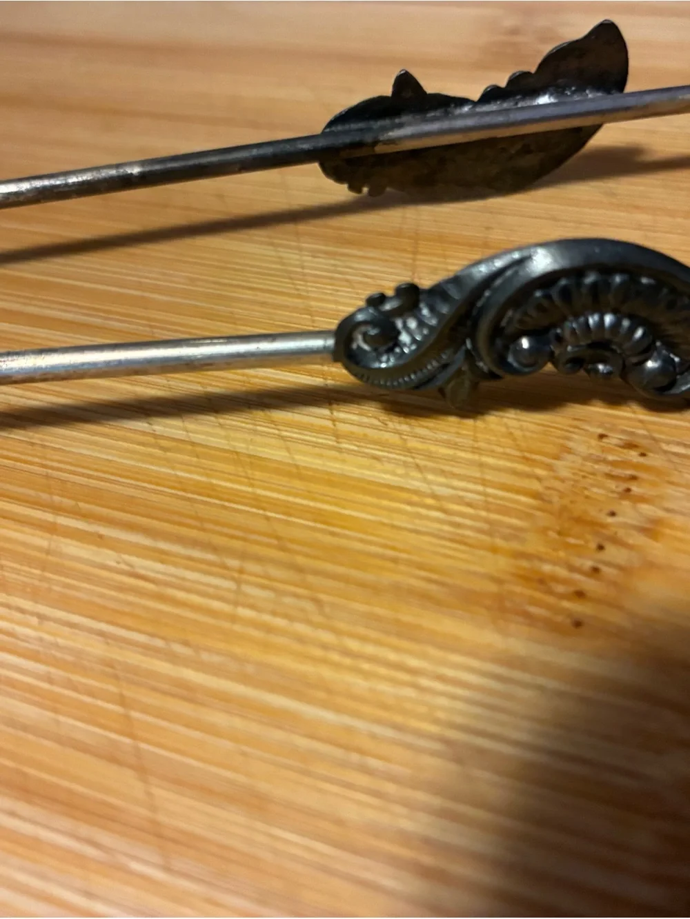 Ornate silver and other Metal sugar cube tongs– Decorative tea accessories